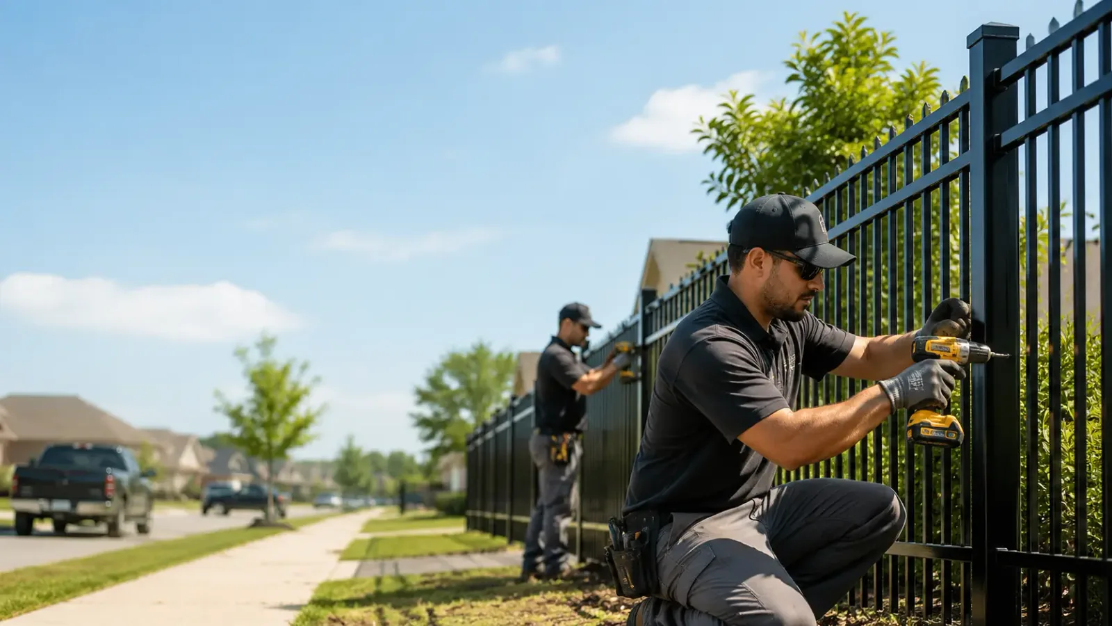 Metal Fence Installation in Olmstead, KY